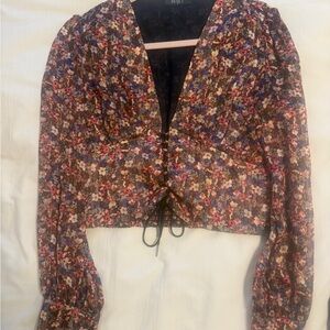 Floral Long Sleeve Top